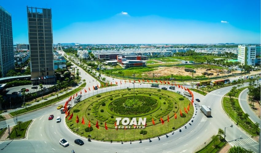 Dự án Harbor Crown Hải Phòng nằm tại ngã tư giao lộ đắt giá Võ Nguyên Giáp - Bùi Viện